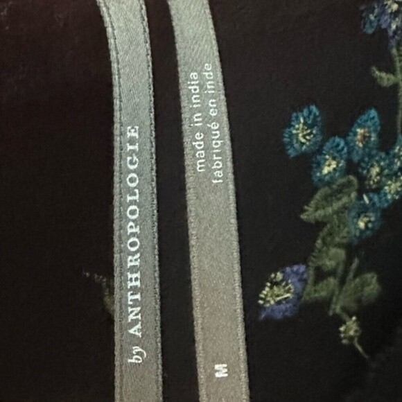 Anthropologie Parvati Floral Boho Embroidered Top Size Medium - Picture 13 of 15